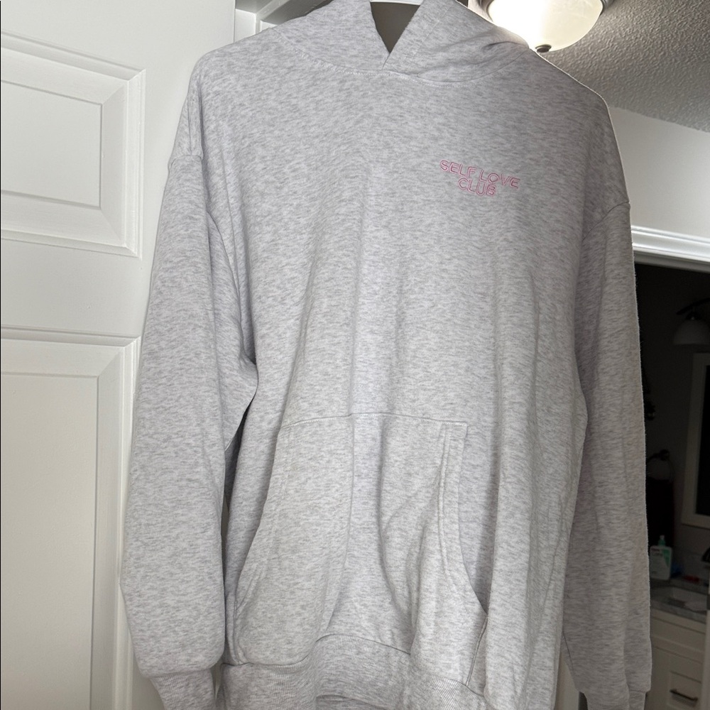 Gray Hoodie Sweatshirt